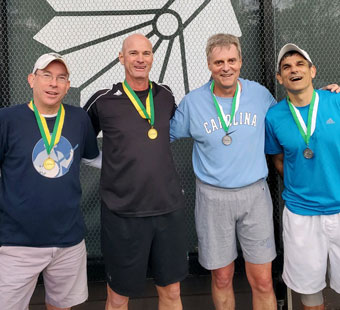 Atkinson and Milbank win APTA Men's 55+ Nationals