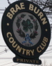 Brae Burn CC Sign