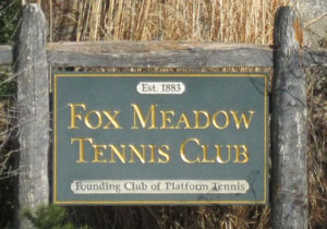 Fox  Meadow Tennis Club Sign x300