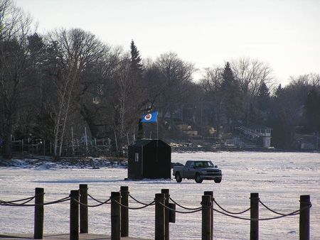 Lake Minnetonka ice house
