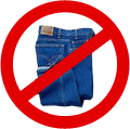 no jeans policy